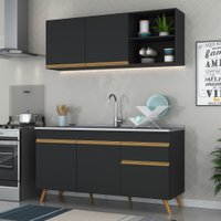 Armário de Cozinha Compacta 150cm Veneza Multimóveis V2079