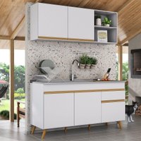 Armário de Cozinha Compacta 150cm Veneza Multimóveis V2142