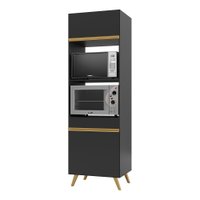 Paneleiro 2 Portas 63cm para Forno e Microondas Veneza Multimóveis V3679