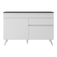 Balcão Cozinha 120cm 2 Portas 1 Gaveta Veneza Multimóveis V3680