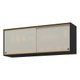 Armário de Cozinha Aéreo 120cm 2 Portas Vidro Veneza Multimóveis V3683