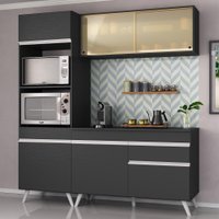 Armário de Cozinha Compacta 182cm Veneza Multimóveis V3695