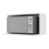 Armário de Cozinha Nicho para Microondas 70 cm Veneza Multimóveis V3737