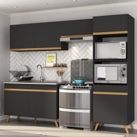Armário de Cozinha Compacta 252cm Veneza Multimóveis V3749