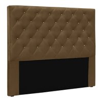 Cabeceira Queen 1,60m Toledo Suede Caramelo - Pallazio