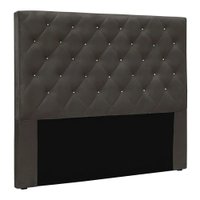 Cabeceira Solteiro 0,90m Toledo Suede Cinza - Pallazio
