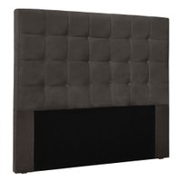 Cabeceira Casal 1,40m Santiago Suede Cinza - Pallazio