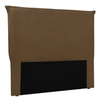 Cabeceira Queen 1,60m Barcelona Suede Caramelo - Pallazio