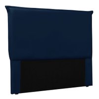 Cabeceira Casal 1,40m Barcelona Suede Azul Marinho - Pallazio
