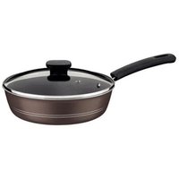 Frigideira Funda com Tampa Sicília Antiaderente Starflon Excellent 24cm 2,5L Avelã Tramontina