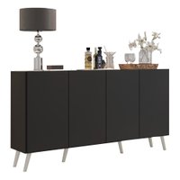 Aparador Buffet 4 Portas Retrô Veneza Multimóveis V3556