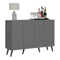 Aparador Buffet 4 Portas Retrô Veneza Multimóveis V3556