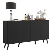 Aparador Buffet 4 Portas Retrô Veneza Multimóveis V3556