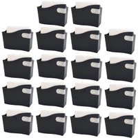 18 Suportes Porta Guardanapo e Sache para Restaurante 14cm Mesa Bar Padaria Brinox Preto
