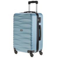 Mala M Rígida Média Linha Maia Azul Metal