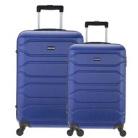 Conjunto Malas  (P + M) Rígidas Samba Azul Cobalto