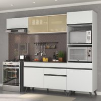 Armário de Cozinha Compacta 252cm Veneza Multimóveis V3691