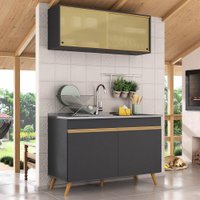 Armário de Cozinha Compacta 120cm Veneza V2140 Multimóveis