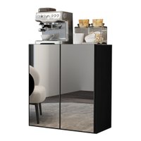 Aparador Buffet 2 Portas com Espelho Suspenso Vegas Multimóveis V3612