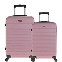 Conjunto Malas Tamanho (P + M) Rosa Rígidas Gaia