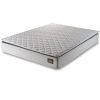 Colchão Casal Bem MM One Face EPS Espuma D45 138 X 188 cm Bem MM Hellen Branco/Cinza