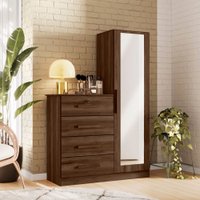 Cômoda Belize Plus 1 Porta 4 Gaveta 6226153 Albatroz Cedro