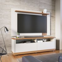 Balcão Mamoré 2 Portas e Painel Leme 5.048.A0.760A.3 Colibri Off-White-Matte/Freijo