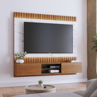 Home Para Tv Buzios Suspenso 2 Portas 1.645.A0.111A.3 Colibri Noce-Milano/Calacatta