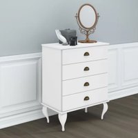 Aparador Clássico 4 Gavetas CL4009-1628248 Movelbento Branco
