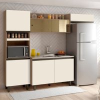 Cozinha Porto 7 Portas J0026041 Poliman Carvalho/Off-White