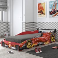 Cama Infantil Speedster Plus com Kit Shine 30212 Pura Magia Vermelho