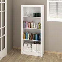 Estante Escritório 4 Prateleiras ME4137.0001 Tecno Mobili Branco