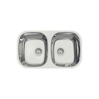 Cuba Dupla Inox Alto Brilho 77x40cm 34BL Tramontina 94030203