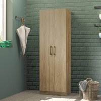 Armário Utilitário Organizador 2 Portas Carraro - Noce