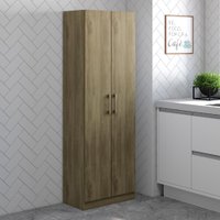 Armário Utilitário Cozinha 169m de Altura 2 Portas Carraro - Noce