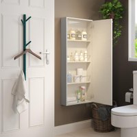 Armário Banheiro Utilitário 1 Porta Carraro - Branco