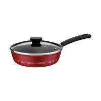 Frigideira Funda Tramontina Sicília Vermelho 24cm Frigideira Funda Tramontina Sicília Vermelho 24cm