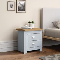 Mesa de Cabeceira Ditália 2 Gavetas DM-115