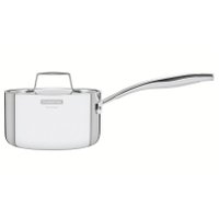 Panela Tramontina Grano em Aço Inox Corpo Triplo com tampa e cabo 20cm 3,1L