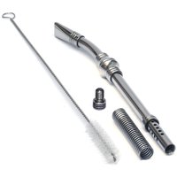 Bomba 19cm Acessório Para Chimarrão Mate E Tereré Bortonaggio - M605 - Aço Inox