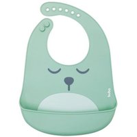 Babador de Silicone com Pega Migalhas Impermeável Gummy Buba - 11412094 - Verde