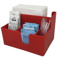 Porta Sachês Guardanapos Açúcar Organizador Multiuso Bancada Coza - 1050 30465 - Vermelho