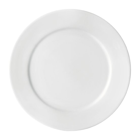 Prato Raso Redondo 24cm Bar Hotelem Porcelana Germer - 7891658934457 - Branco