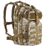 Mochila Tática Militar Trilha Assault Invictus 30L com 5 Compartimentos Digital Deserto Invictus Camuflado