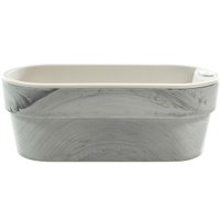 Vaso Autoirrigável Planta Tempero Jardim Horizontal Hortinha Ou - HT180CCF - Concreto