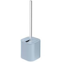 Suporte Escova Sanitária com Tampa para Banheiro Lavabo Polipropileno Dual Ou - SS900AZGF - Azul Glacial