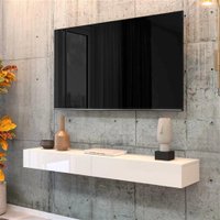Rack Suspenso para Painel ou TV até 55 Polegadas 2 Portas 1,10m Off White EDN