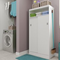Armário Utilitário Carraro Organizador 2 Portas  - Branco