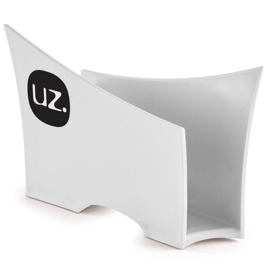 Porta Guardanapos De Papel Suporte Guardanapo Para Mesa Uz Utilidades - UZ320BR - Branco