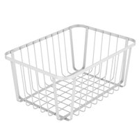 Cesto Aramado Multiuso Organizador Fruteira Cozinha Metalla Aço Carbono Yoi - 811300183 - Branco